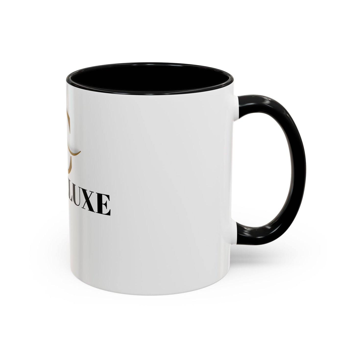 Cladeluxe Logo Accent Coffee Mug – Gold Monogram 11/15oz