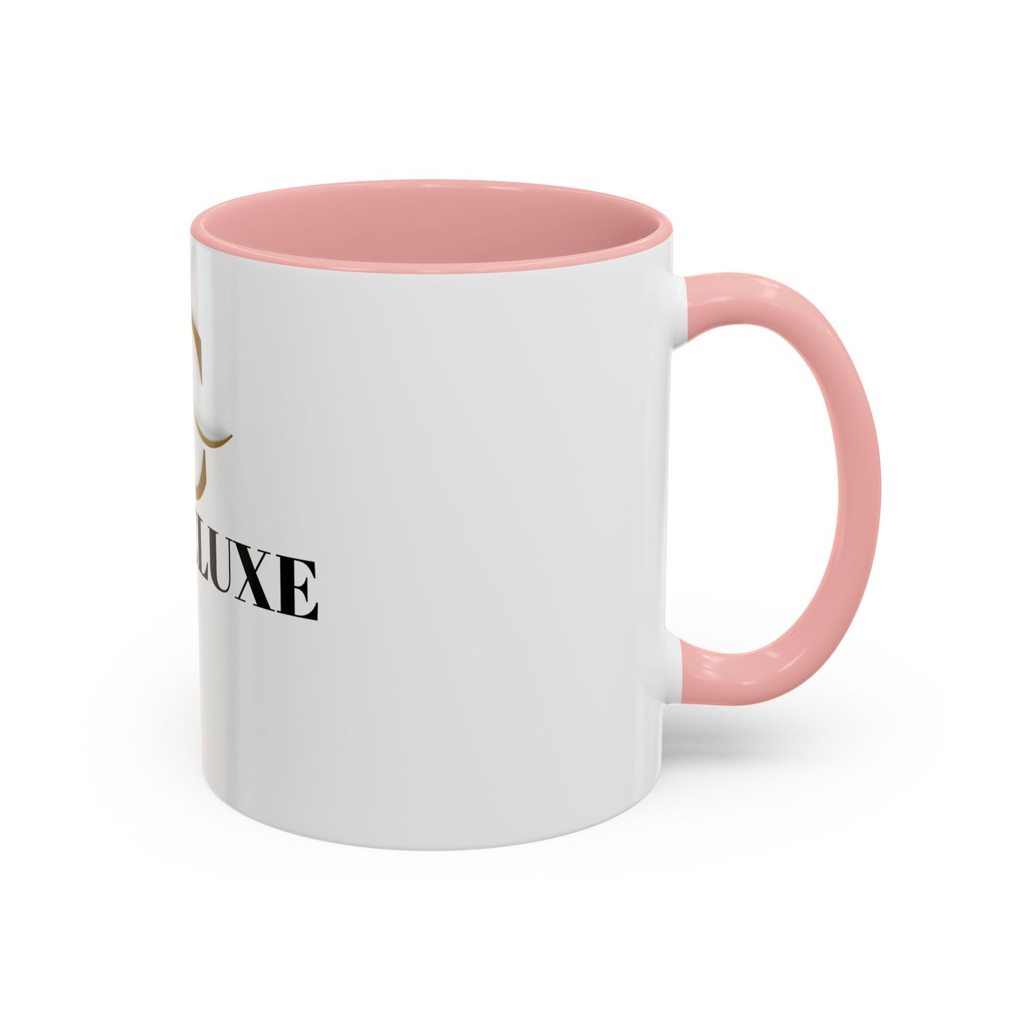 Cladeluxe Logo Accent Coffee Mug – Gold Monogram 11/15oz