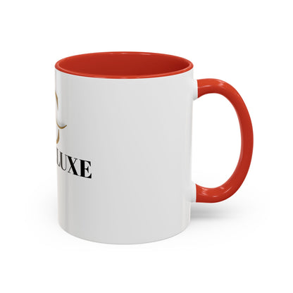 Cladeluxe Logo Accent Coffee Mug – Gold Monogram 11/15oz