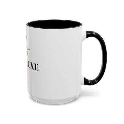 Cladeluxe Logo Accent Coffee Mug – Gold Monogram 11/15oz