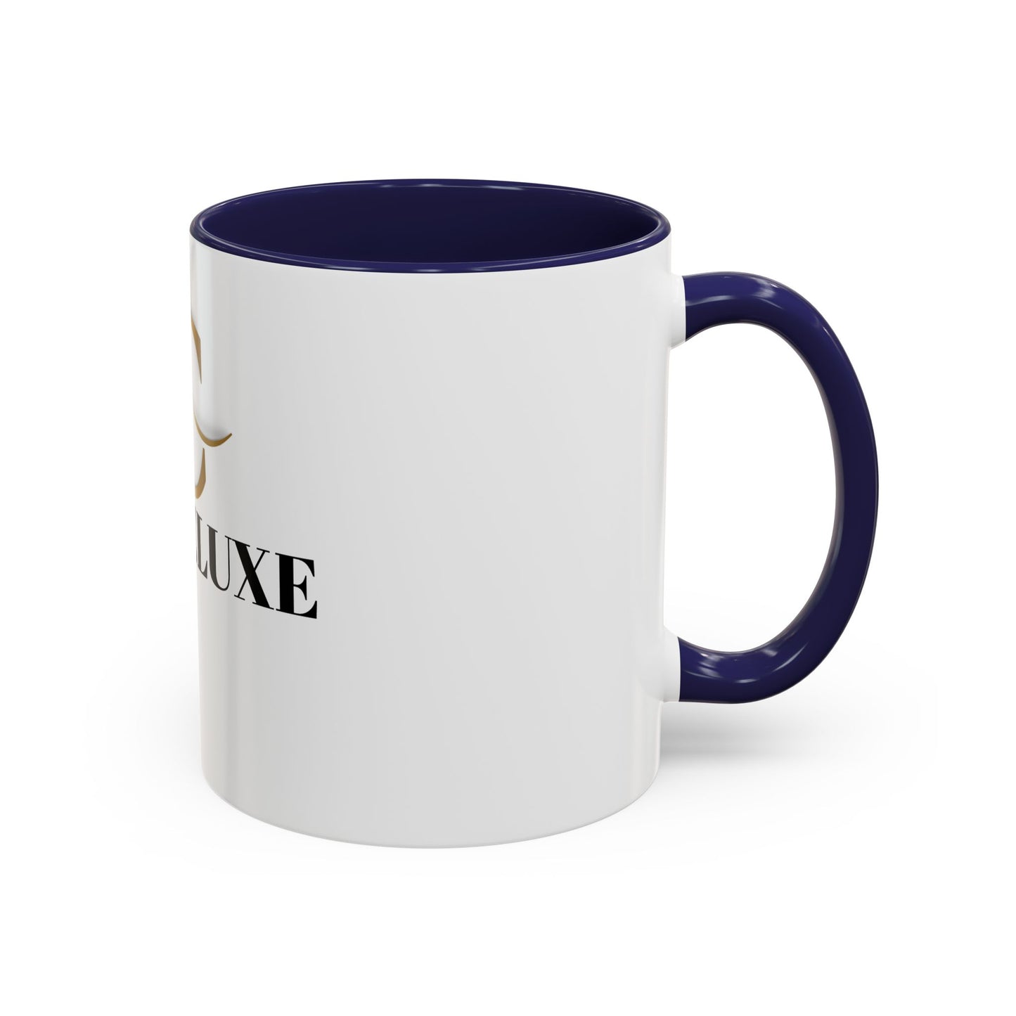 Cladeluxe Logo Accent Coffee Mug – Gold Monogram 11/15oz
