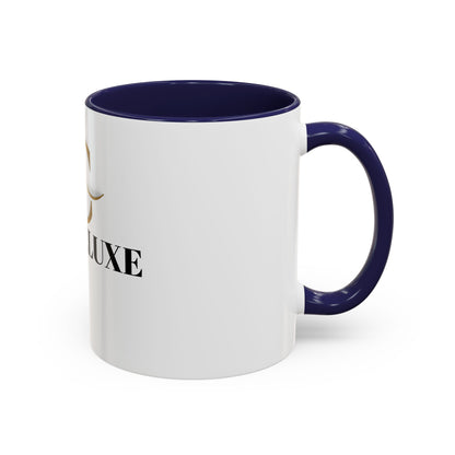 Cladeluxe Logo Accent Coffee Mug – Gold Monogram 11/15oz