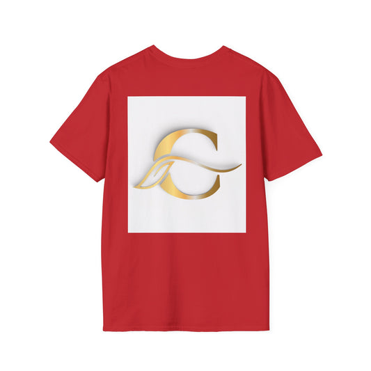 Gold Monogram Logo T-Shirt — “Cladeluxe For Original” Designer Tee