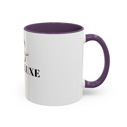 Cladeluxe Logo Accent Coffee Mug – Gold Monogram 11/15oz