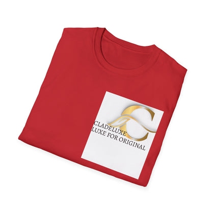 Gold Monogram Logo T-Shirt — “Cladeluxe For Original” Designer Tee