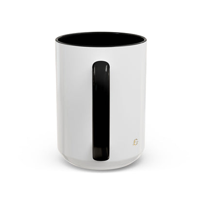 Cladeluxe Logo Accent Coffee Mug – Gold Monogram 11/15oz