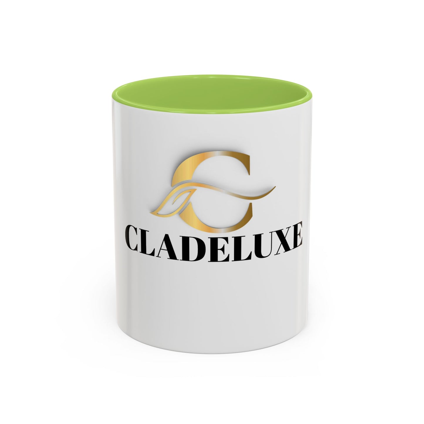 Cladeluxe Logo Accent Coffee Mug – Gold Monogram 11/15oz