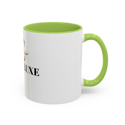 Cladeluxe Logo Accent Coffee Mug – Gold Monogram 11/15oz