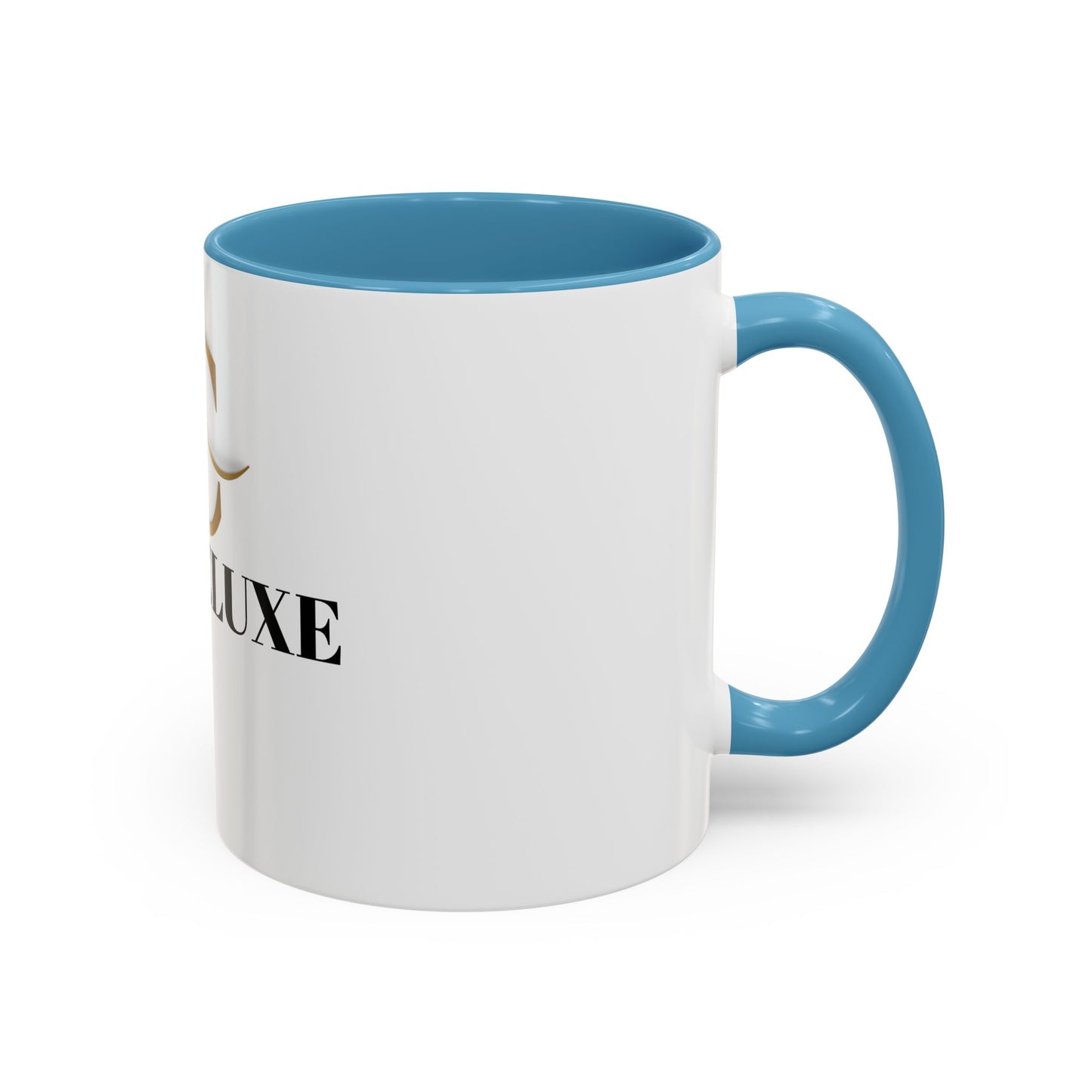 Cladeluxe Logo Accent Coffee Mug – Gold Monogram 11/15oz