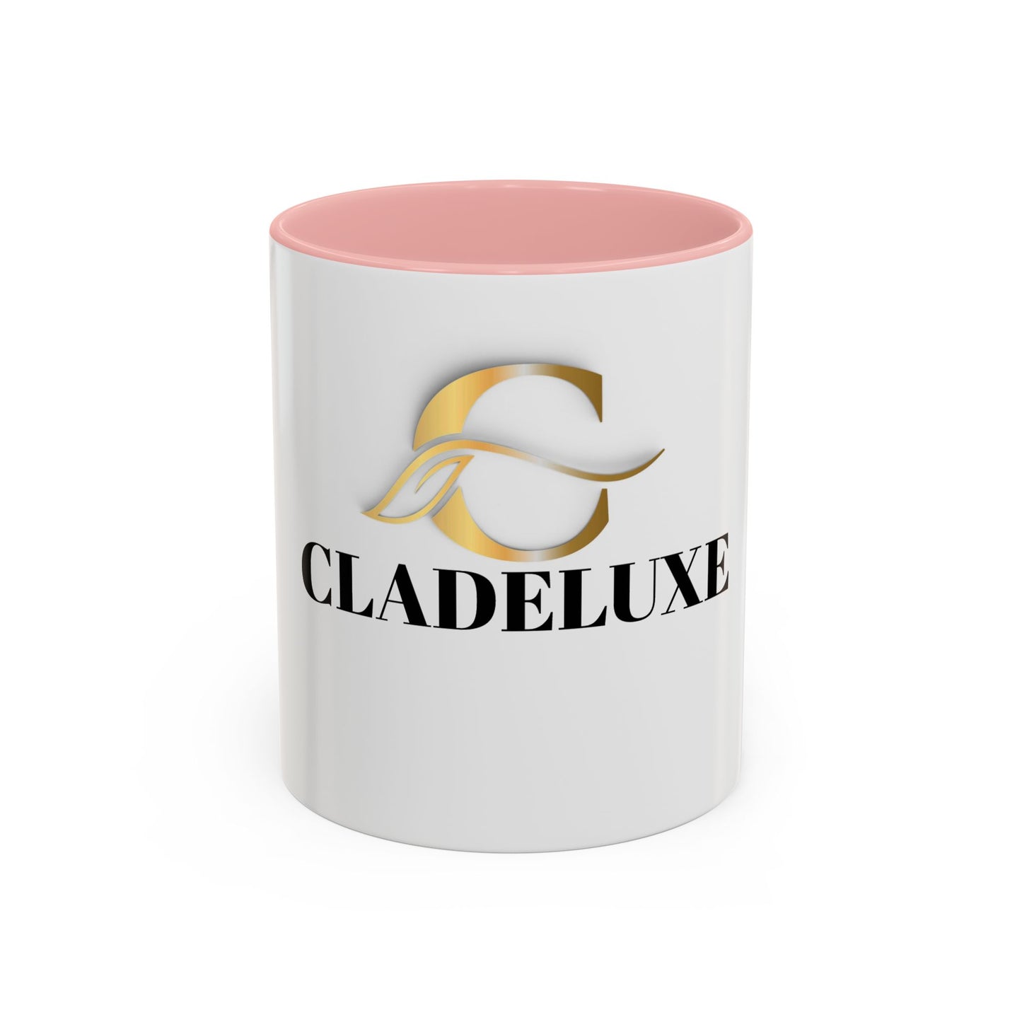Cladeluxe Logo Accent Coffee Mug – Gold Monogram 11/15oz