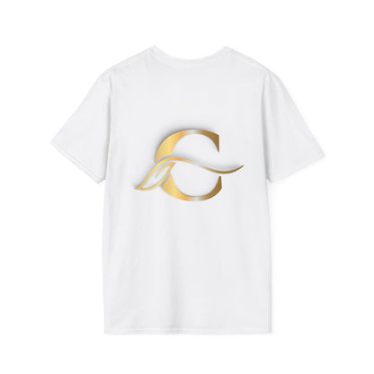 Gold Monogram Logo T-Shirt — “Cladeluxe For Original” Designer Tee