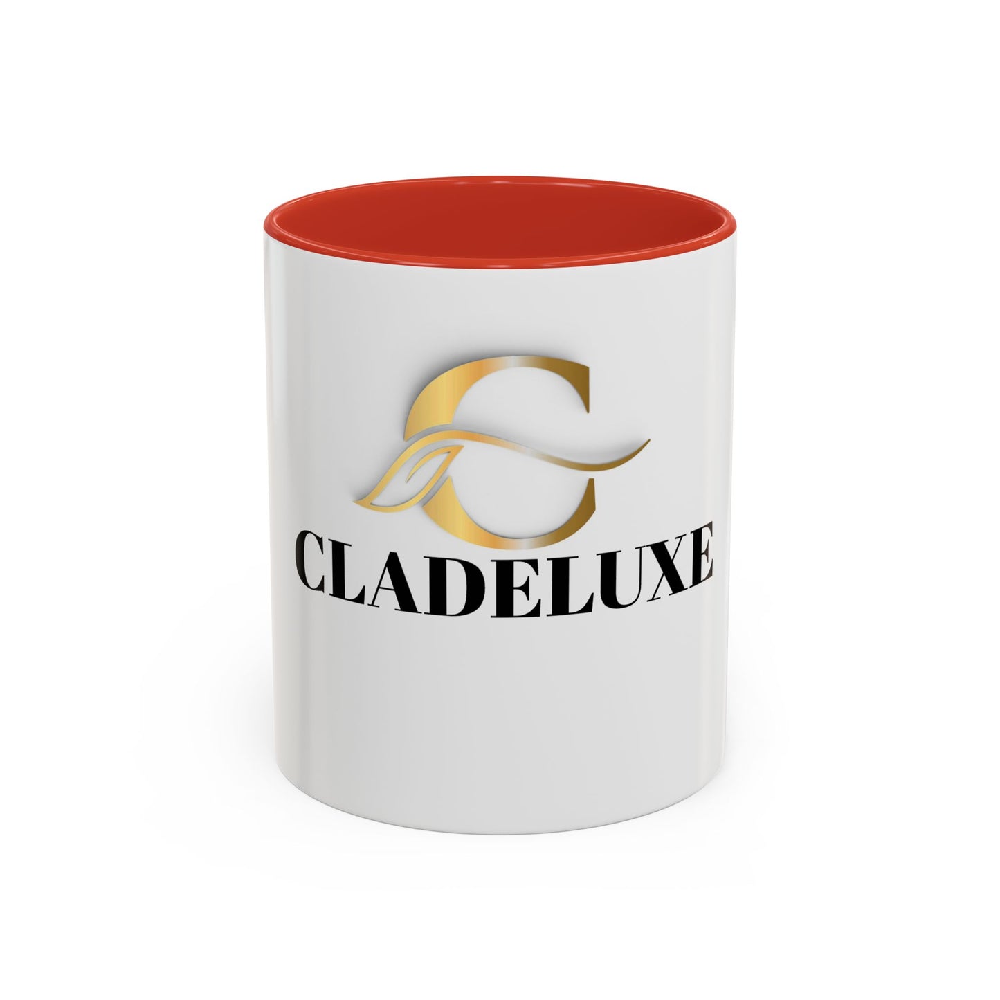Cladeluxe Logo Accent Coffee Mug – Gold Monogram 11/15oz